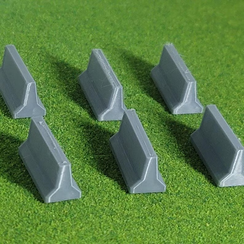 1:64 Scale Road Barrier (Pack of 6 or 20)