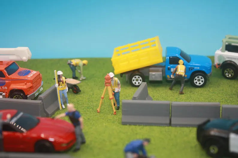 1:64 Scale Road Barrier (Pack of 6 or 20)