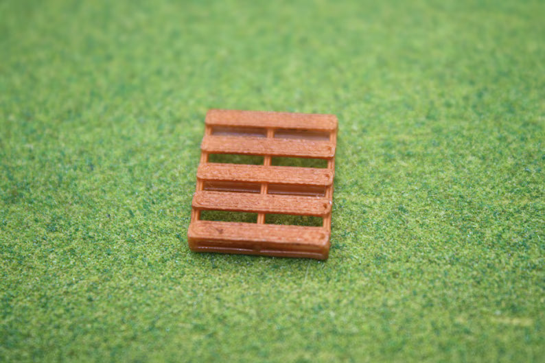 1:64 Scale "Wooden"48x40' Pallet (Pack of 6 or 20)