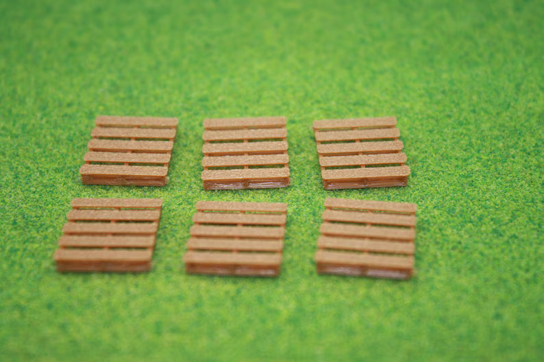 1:64 Scale "Wooden"48x40' Pallet (Pack of 6 or 20)
